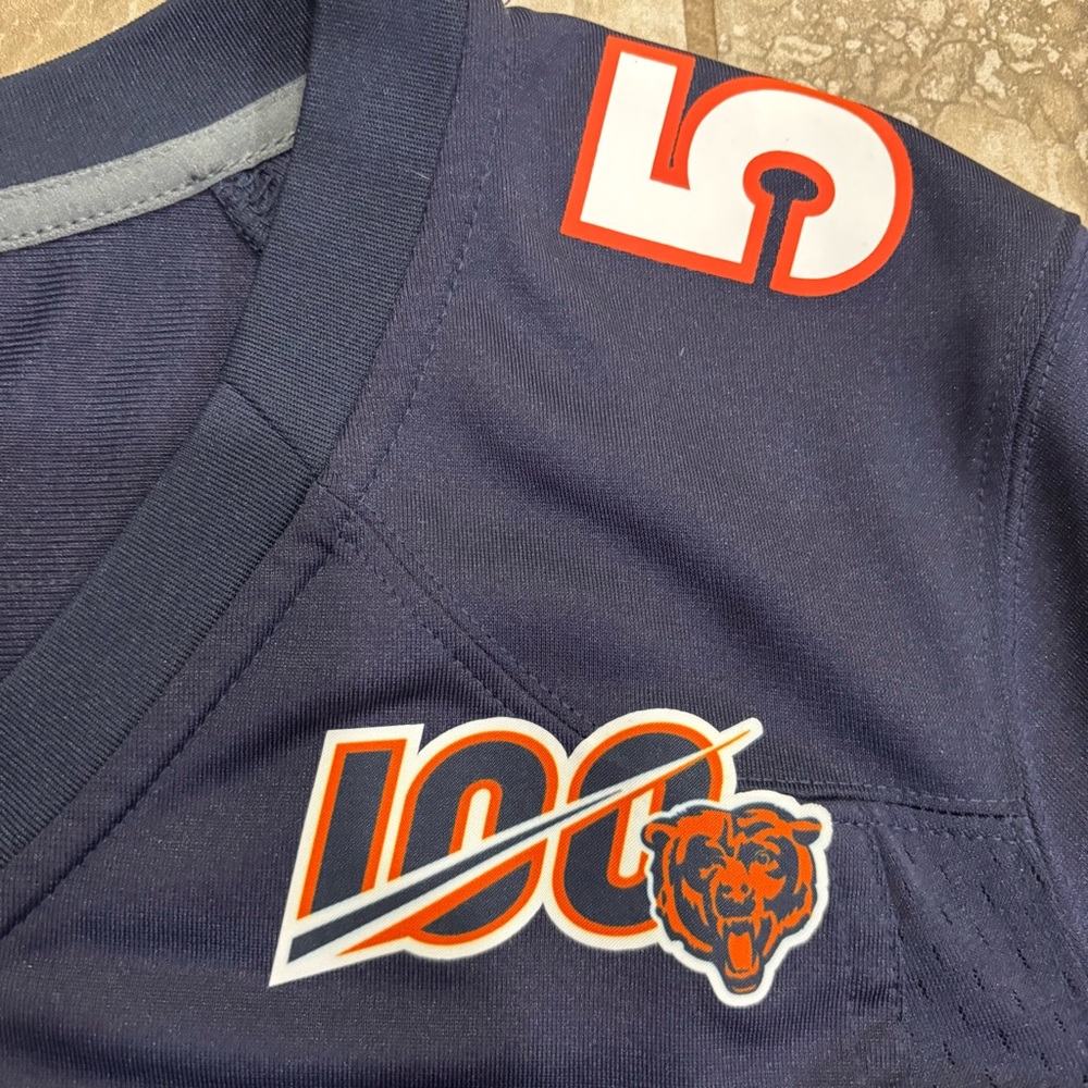 Nike Women’s Chicago Bears Khalil Mack Navy 100th Season On field‎ Jersey sz L - Picture 5 of 14